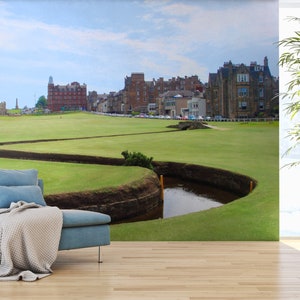 Golf Wall Mural- St Andrews - Muraledesign.com