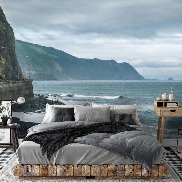 Picture of Ocean Wall Mural - Etsy