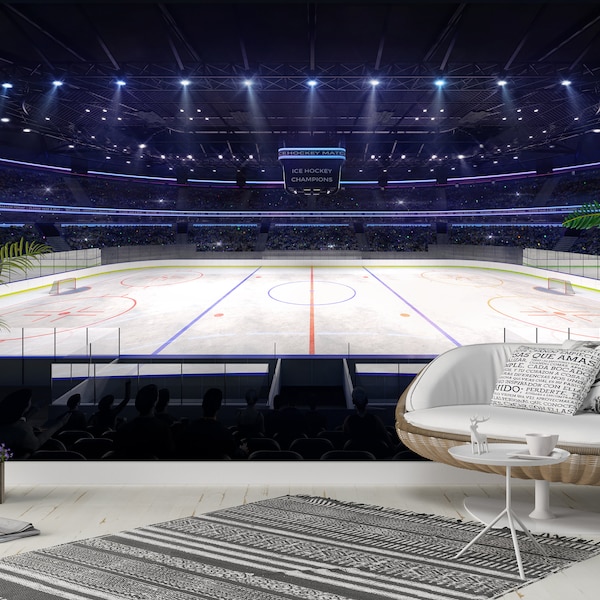 Hockey Wall Decal Etsy