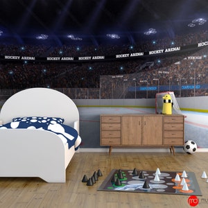 Hockey arena wall mural - 219800575- Muraledesign.com