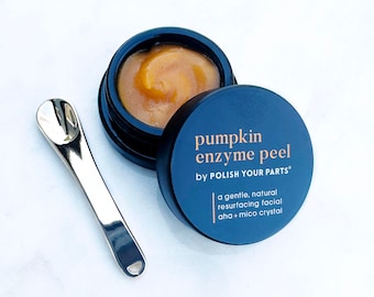 Pumpkin Enzyme Peel | Travel Size | Hyaluronic Acid | Natural Facial Exfoliant | Luxury Face Product