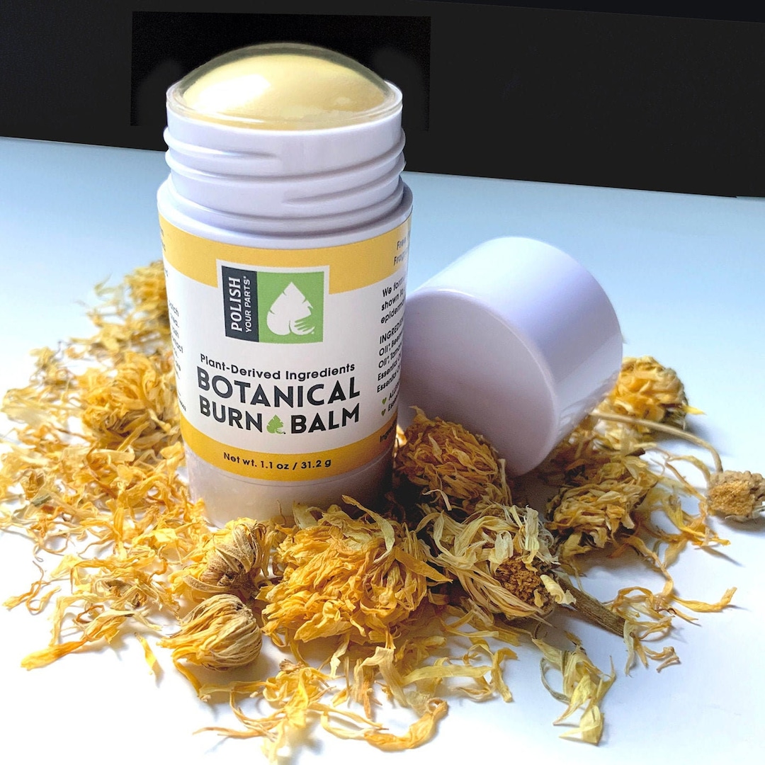 Organic Botanical Burn Balm 1.1 Oz 100 Allnatural Calendula Salve