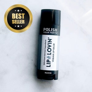 Naked Vegan Lip Balm | Best Seller Product | Vegan Skincare | Teacher Gift | Natural Lip Balm | Natural Skincare