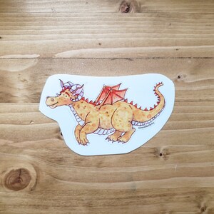 Happy Dragon Vinyl Sticker Decal