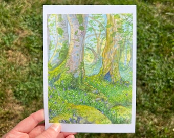 Magical Forest Vertical Print | 5x7 Print
