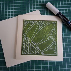 Original sunflower drawing on handmade textured paper on a card. This is an  the original so perfect to frame.