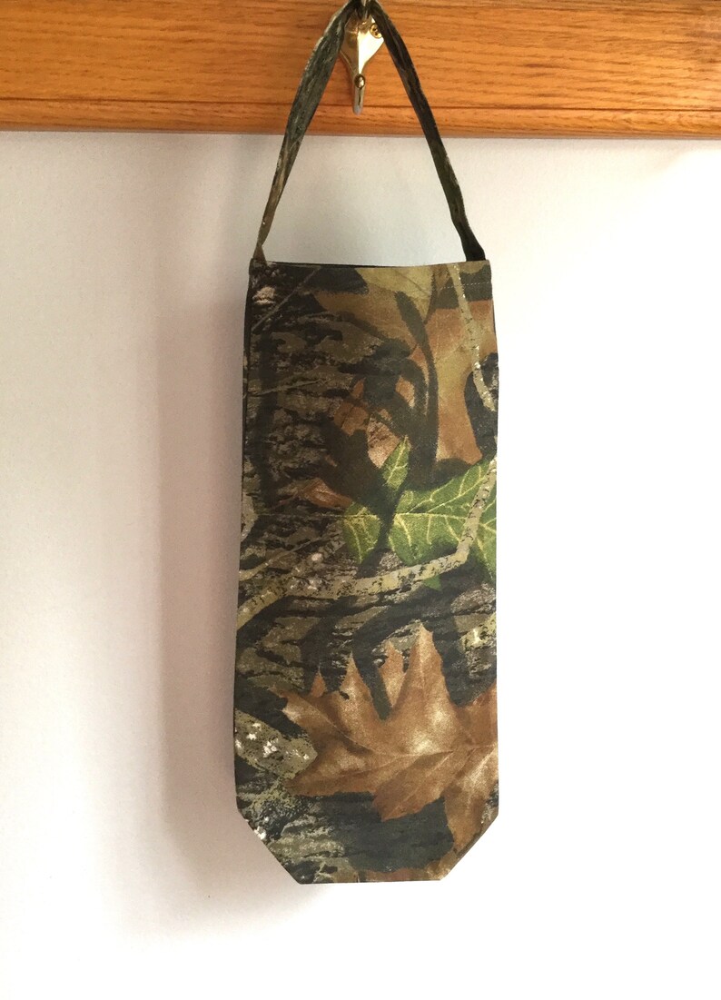 Outdoorsman Wine Bottle Bag Camouflage Ducks Fishing Hunting Bears