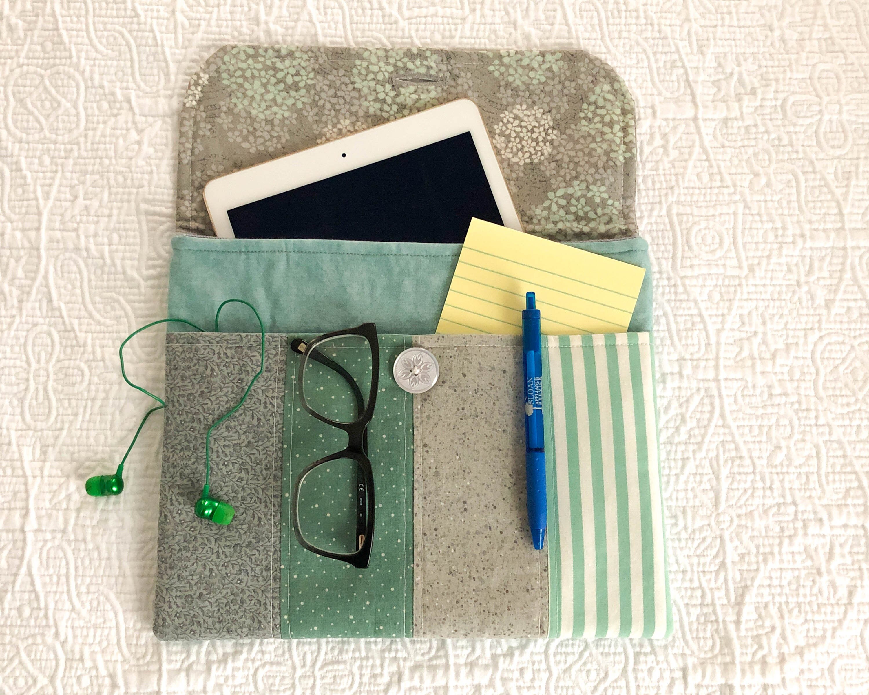 Fabric Tablet Cover Fabric iPad Case eReader Case Cover Etsy