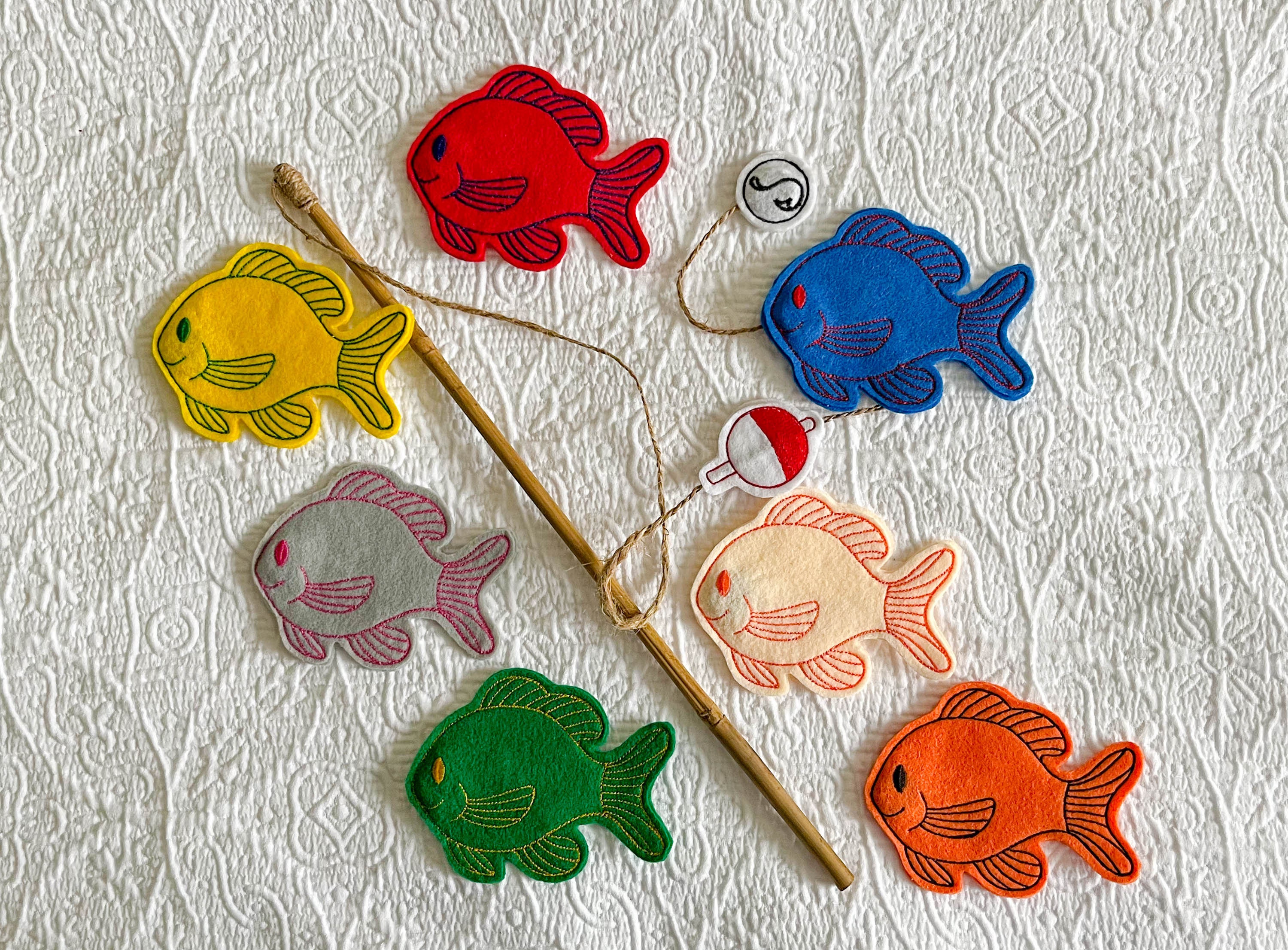 Rcanedny 5 Pieces Magnetic Fishing Toy Pole Magnetic Ghana