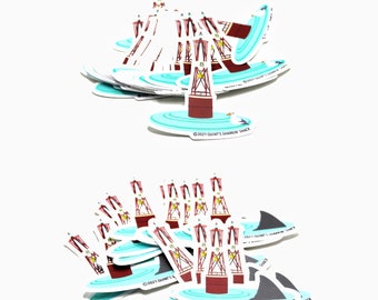 JAWS Buoy Stickers