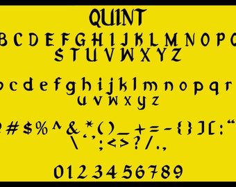 JAWS - Quint Font