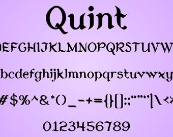 JAWS - Quint Font
