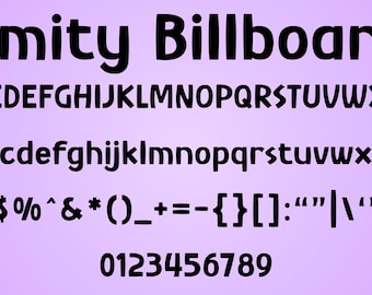 JAWS - Amity Island Billboard Font