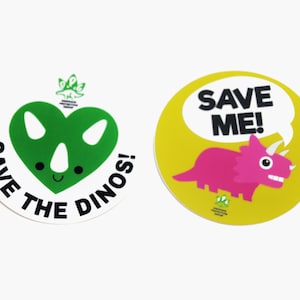 Jurassic World Dinosaur Protection Group Stickers