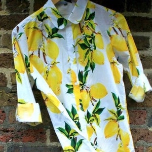 Embroidered Blouse - Lemons