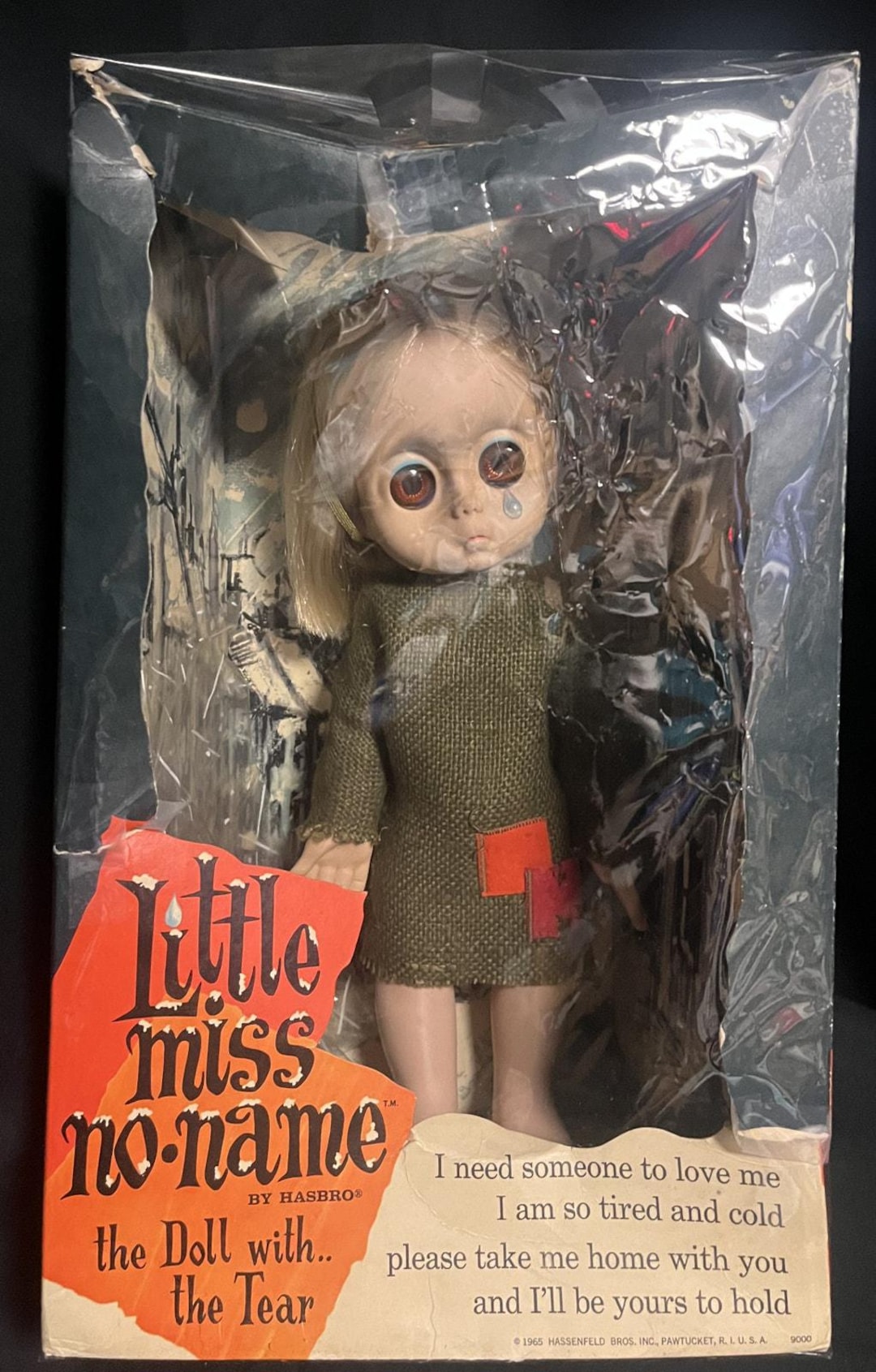 Very RARE 1965 Hastened Brothers (hasbro) Little Miss No Name Doll