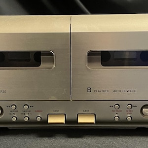 Vintage JVC Dual Cassette Player TD-F3000 Super Digifine
