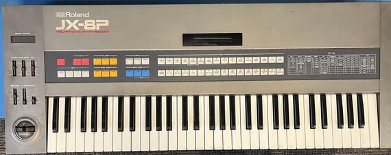 Vintage 1985 Roland JX-8P Synthesizer w/ Case TESTED and WORKS