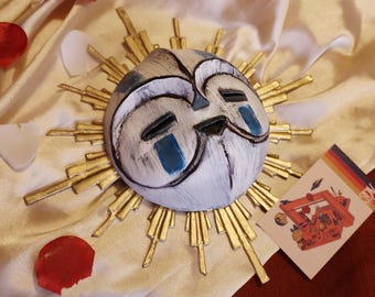 Esquie mask expedition 33 hand made wall decor for gamers clair obscur cosplay
