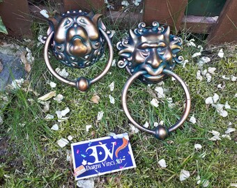 Aldabas Door Knockers Labyrinth Film David Bowie Jim Henson Rude