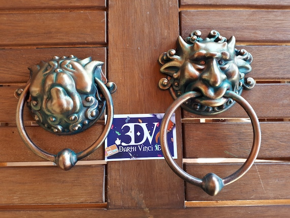 The Labyrinth Gargoyle Left Door Knocker Hair Piece Hand Crafted | Accessories | The Labyrinth Left Door Knocker  main image 4
