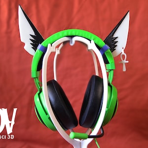 orejas anubis chacal auriculares gamer ankh fones de ouvido personalizados decoração personalizada