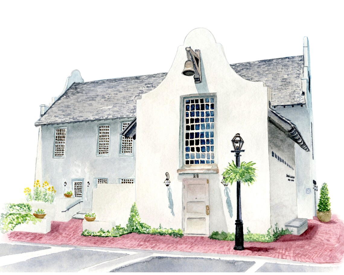 Rosemary Post Office Rosemary Beach Florida Beach Art Etsy