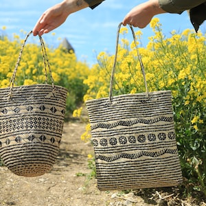 Straw bag, Tote handmade bag Beach bag, Woven bag, Handle bag, Tote bag, Gift for her, Handmade bag, Summer bag, Bali Bag, Boho Accessories