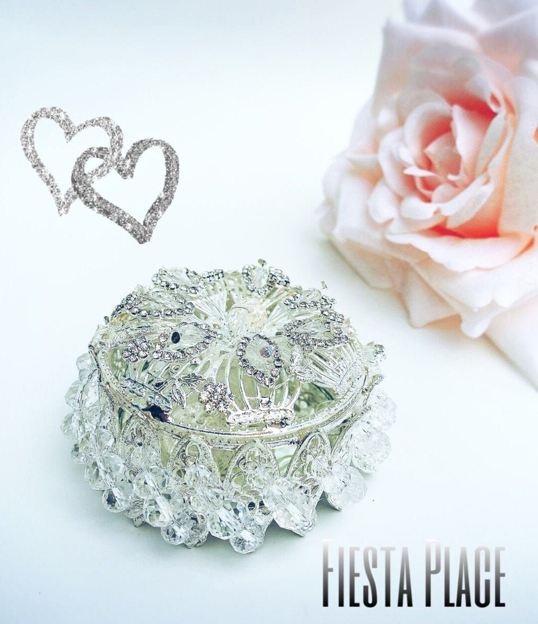 Arras Rings Beautiful Swarovski Wedding Arras, Arras De Boda,silver Box, Wedding ...