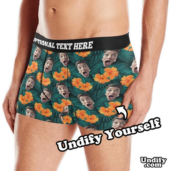 Customized Boxers for Men with Faces Custom Underwear for Men Personalized  Gifts for Boyfriend