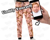 UNDIFY - Lounge Sweatpants. Custom Face Photo Jogging Workout Bottoms Personalised Funny Athleisure Sportswear Loungewear Gymwear Sportswear