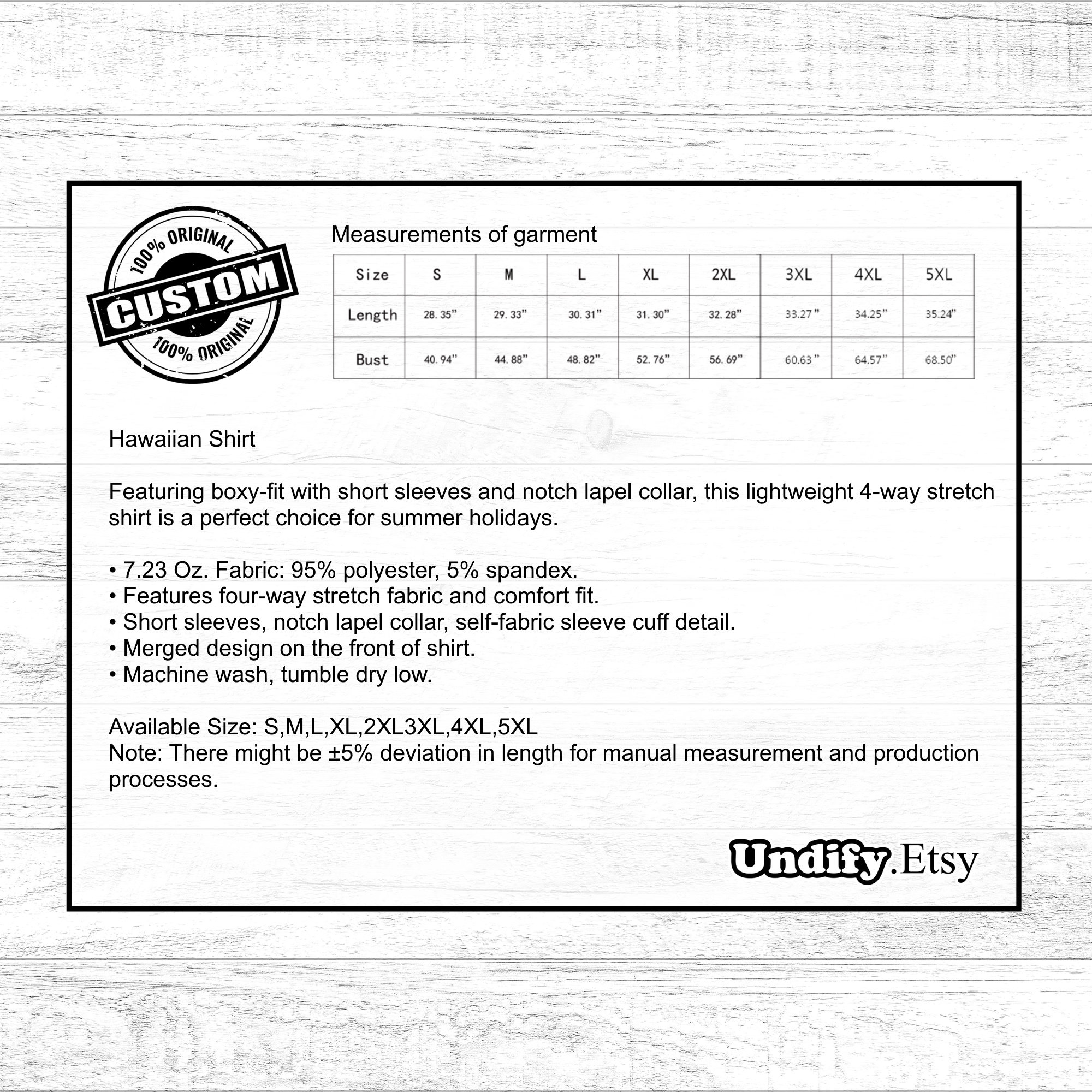 CUSTOM HAWAIIAN SHIRT. Optical Illusion Personalised Pattern Etsy