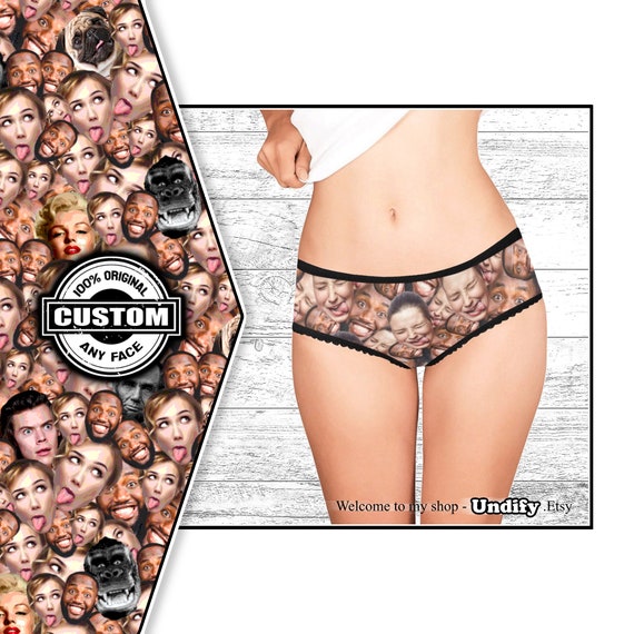 CUSTOM KNICKERS. Face Mashup. Personalised Faces Allover. Your Photo  Women's Panties. Funny Birthday Christmas Valentines Gift for Her. -   Canada