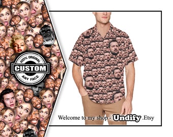 UNDIFY | Camisa havaiana | FAMOUS-FACEMASH Volodymyr Zelenskyy | Foto de rosto | Férias de verão Praia Piscina Festa Festival Férias Natação Quente