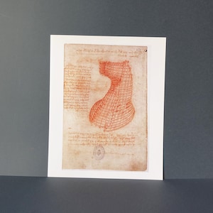 set di 2 stampe, disegno macchina volante, Codex Madrid 1/57-R Study for a sculpture of a horse - poster d'arte in qualità. carta di 300 gr