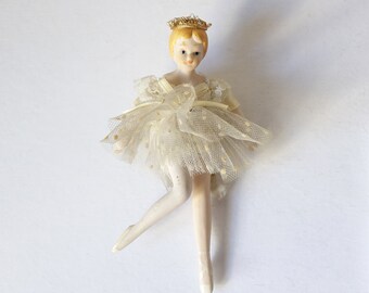 作家様 創作人形 ゾウ バレリーナ ヴィンテージ磁器製バレリーナ人形の置物 - 1940年代 - Etsy 日本