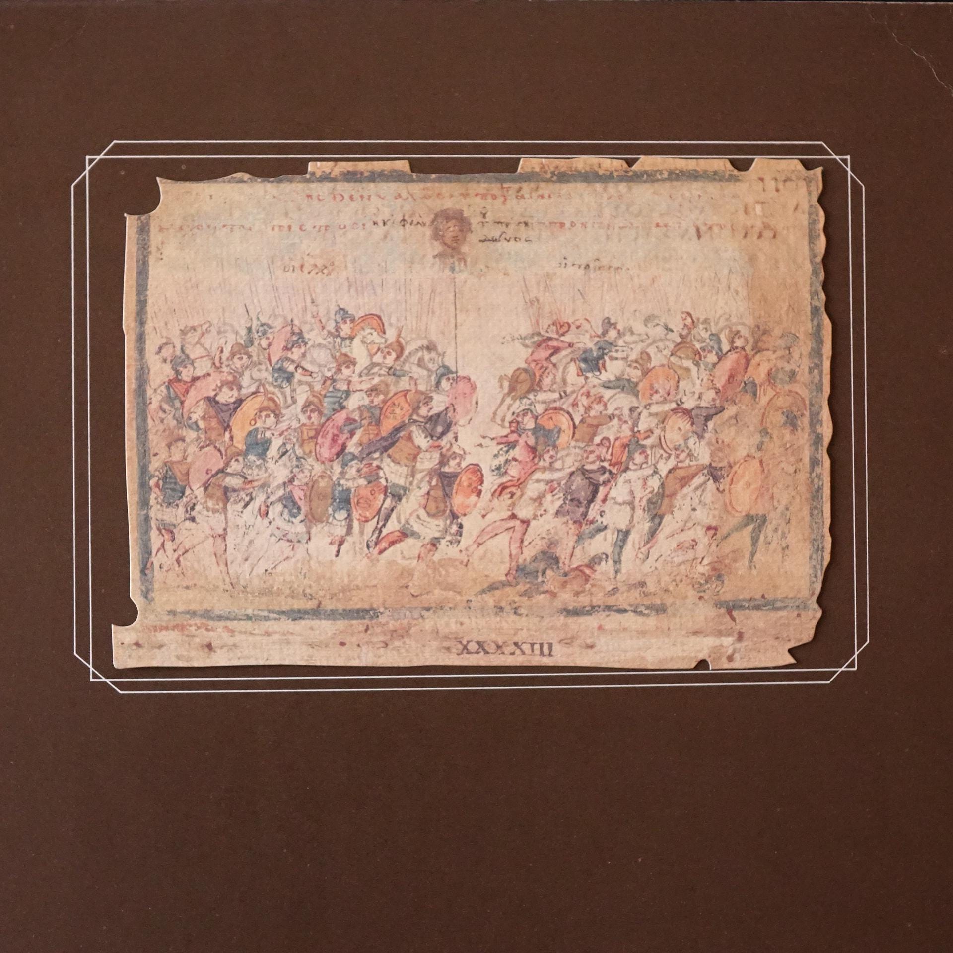 Raffinata Riproduzione Miniata e Tavole Storiche Battaglia