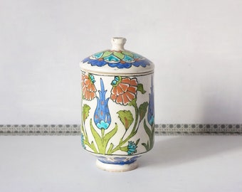 Hand painted ceramic spice holder from the Amalfi Coast - vintage 60s