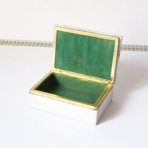 Vintage White Carrara Marble Box - Vintage Item from 1950