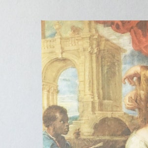 Bathsheba at the fountain, Peter Paul Rubens, fine art print in letterpress quality on matte paper image 5