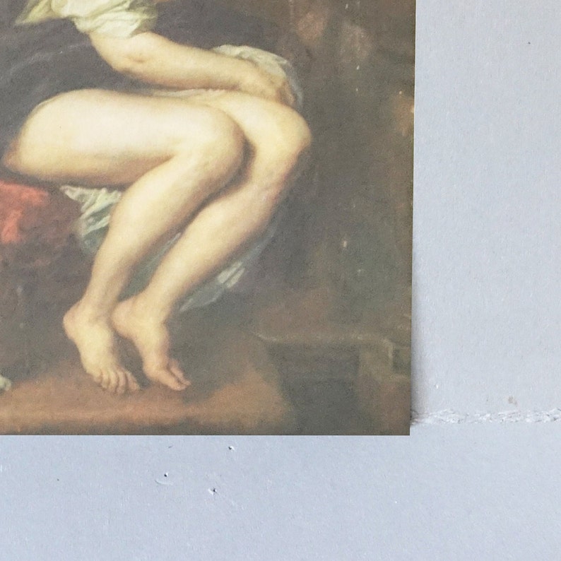 Bathsheba at the fountain, Peter Paul Rubens, fine art print in letterpress quality on matte paper image 7