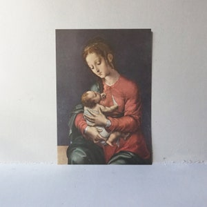 serigrafia, La Vergine che allatta il bambino - di Morales", 1565