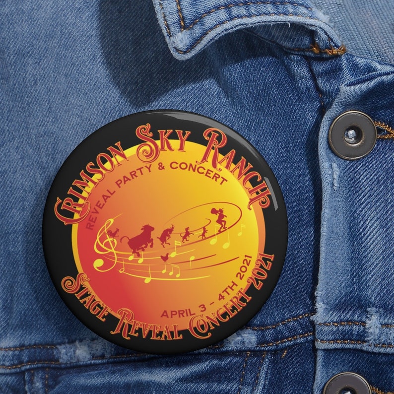 Crimson Sky Ranch Custom Buttons