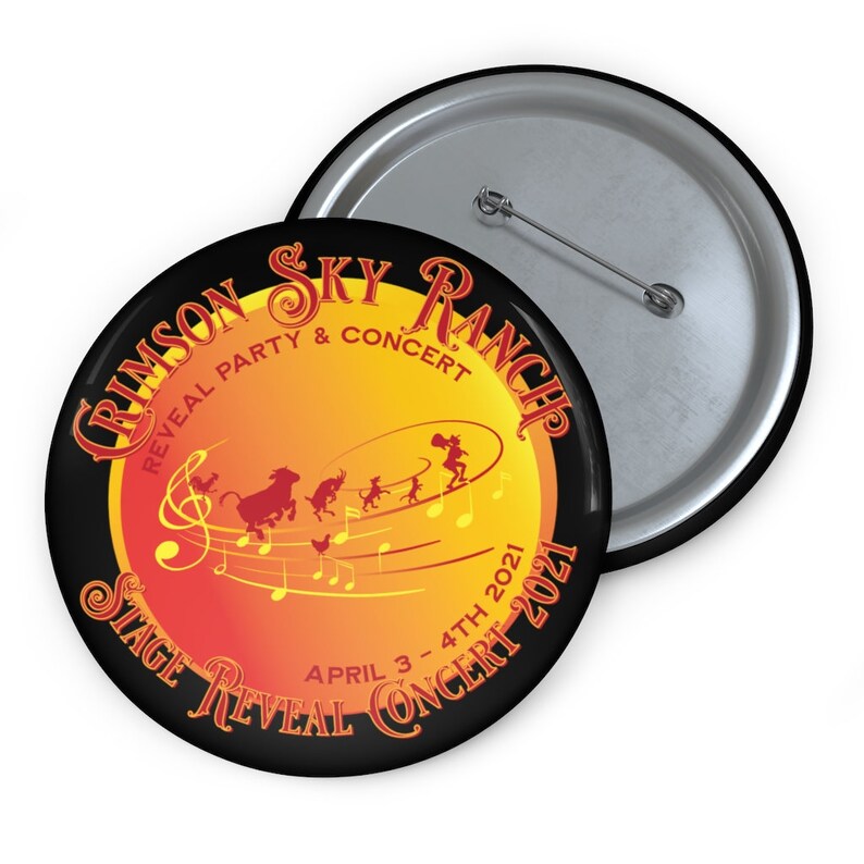 Crimson Sky Ranch Custom Buttons