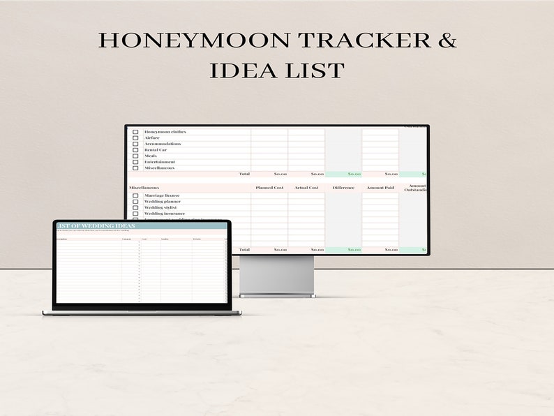 The Complete Digital Wedding Planner Google Sheets Wedding Etsy