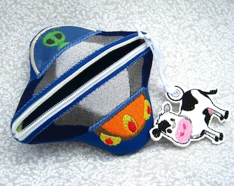 Planets Stars Astronaut And Spaceship Coin Purses Vintage Pouch Kiss-lock Change Purse Wallets
