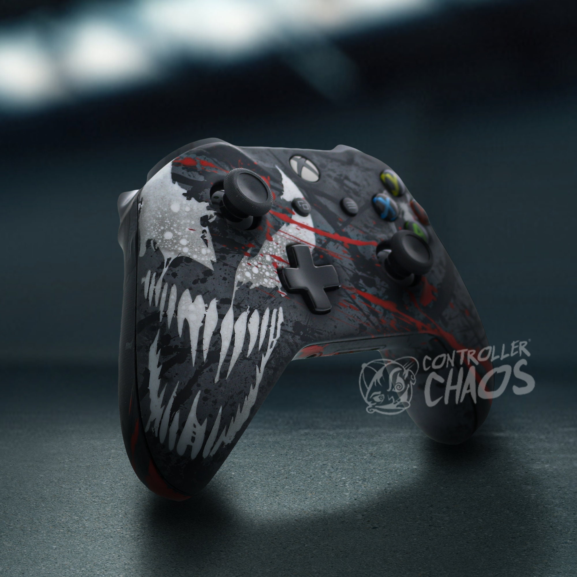 Exquisit - Figurine support Venom Deadpool compatible manette XBOX