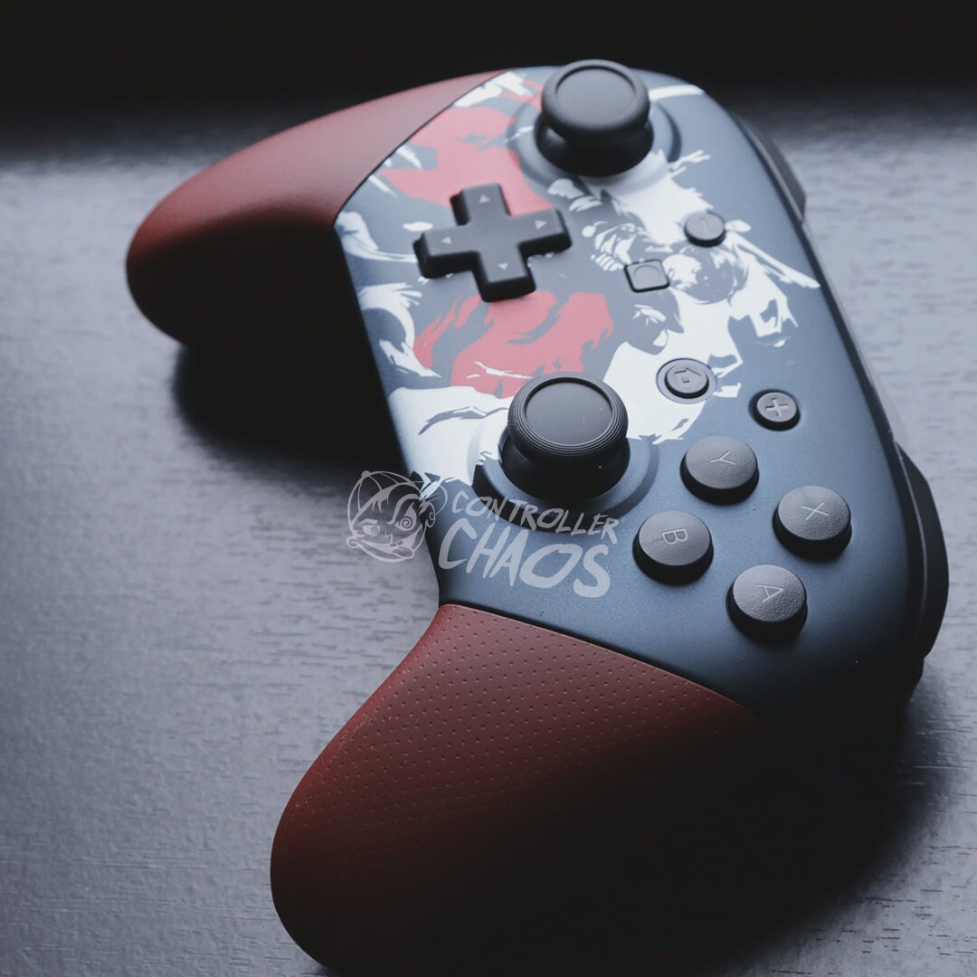 Switch Pro Wireless Custom Controller Controller Chaos Marth Etsy