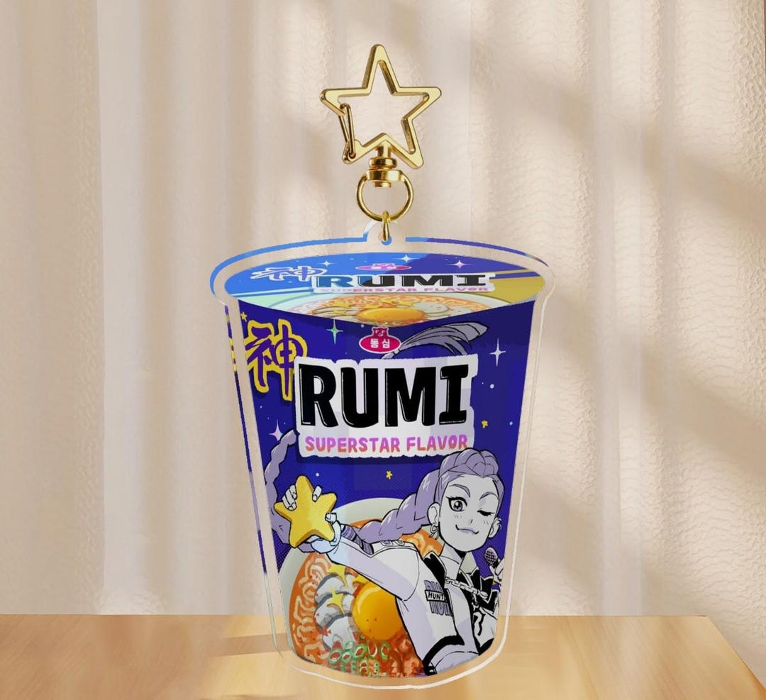 Kpop Demon Hunters Rumi Ramyeon Keychain - Etsy