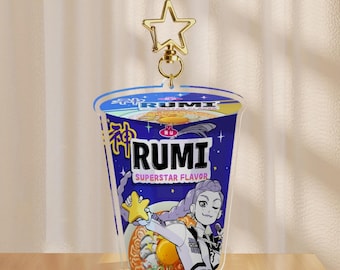 KPop Demon Hunters Rumi Ramyeon Acrylic Keychain